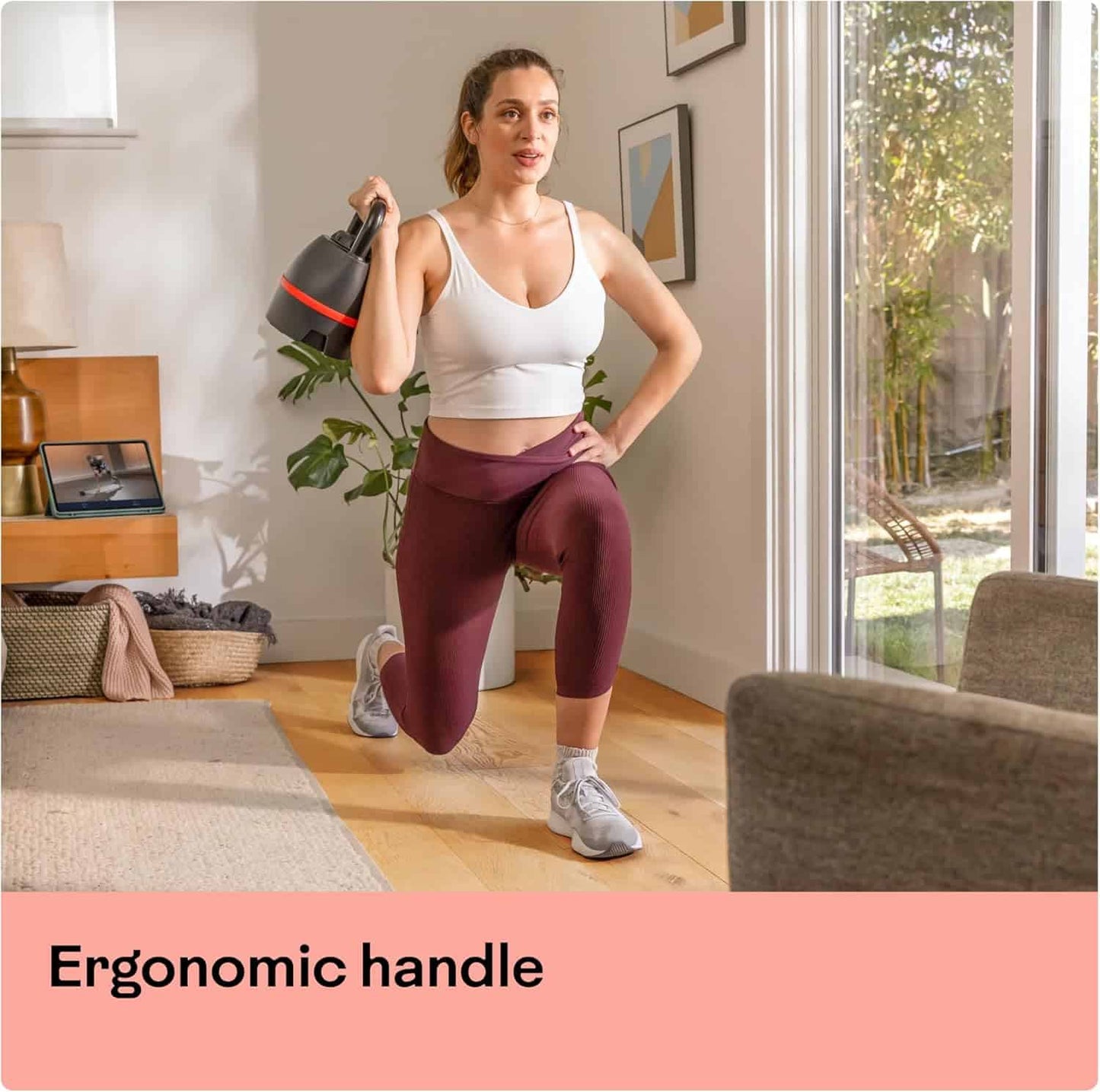 Bowflex SelectTech 840 Adjustable Kettlebell | 8–40 lbs | Replaces 6 Kettlebells | Ergonomic Handle Bowflex