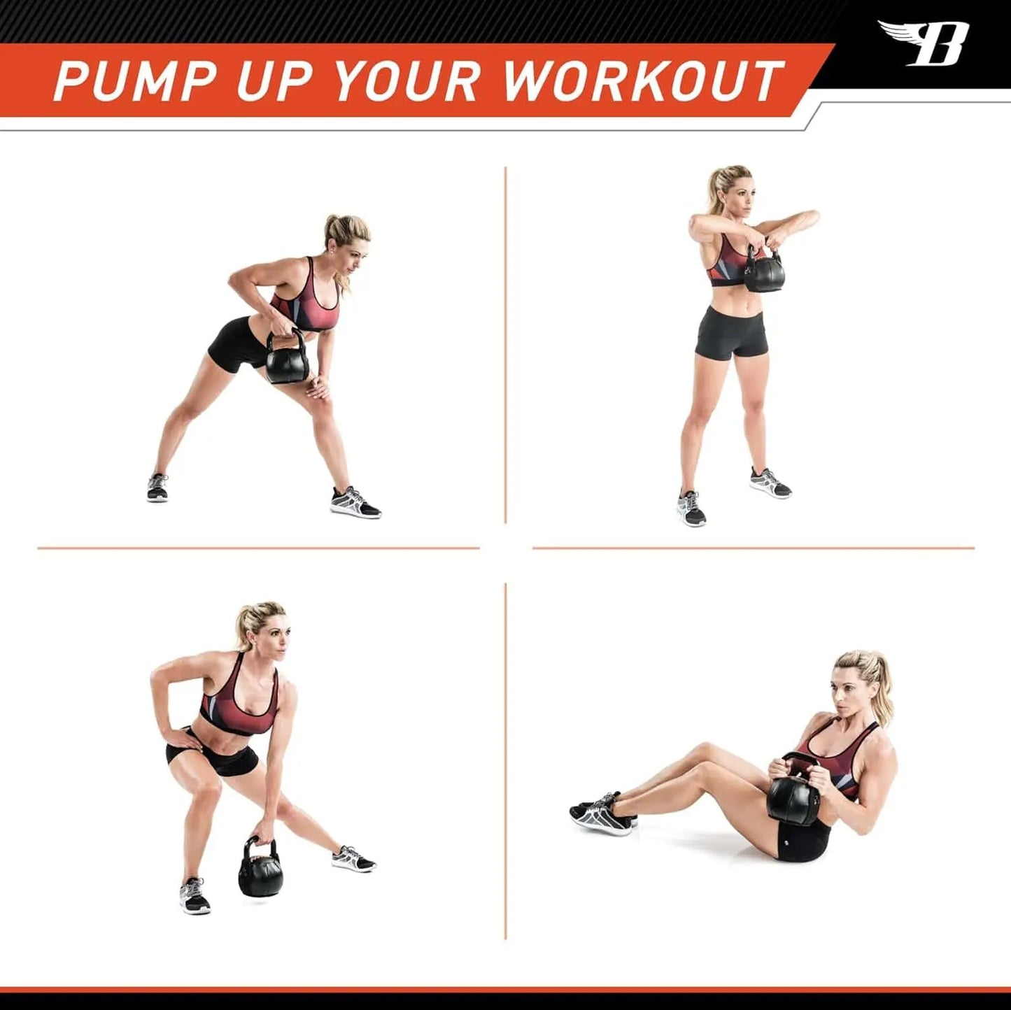 Bionic Body Soft Kettlebell with Handle Bionic Body