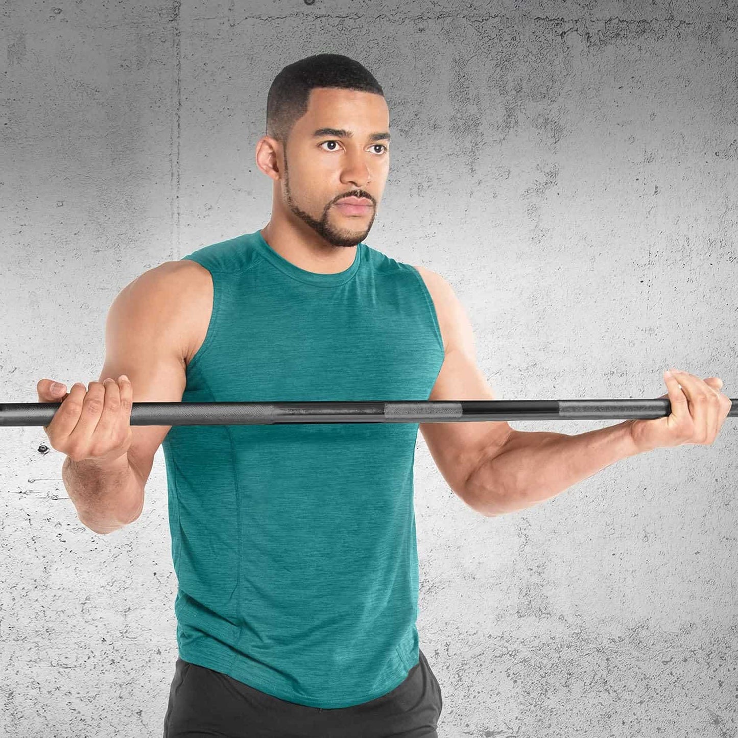 CAP Barbell 6 ft Olympic 2-Inch Solid Barbell | Black CAP Barbell