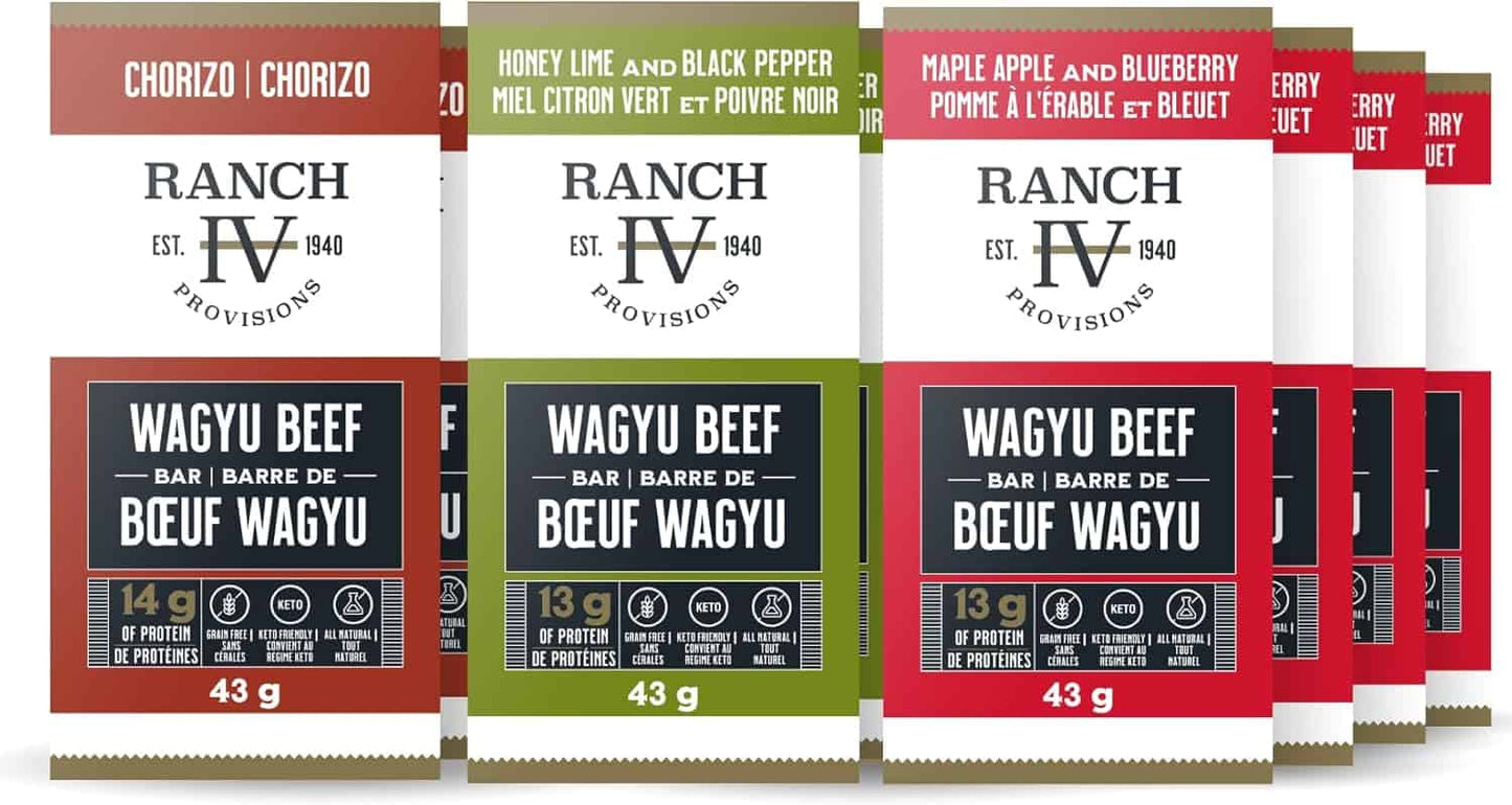 Thrive Wagyu Beef Protein Bars – High Protein, Keto Friendly, Sustainably Sourced, Soy-Free, Non-GMO – 43g (Pack of 12) Thrive Provisions