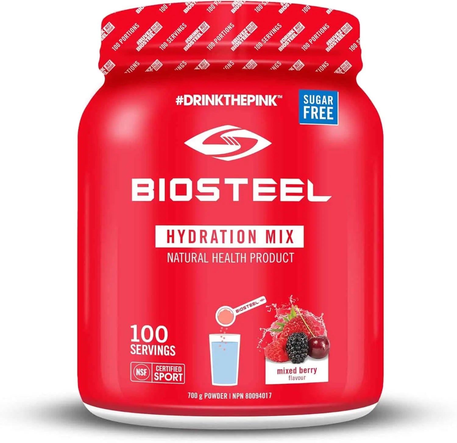 BioSteel Hydration Mix – Mixed Berry, Zero Sugar, Clean Electrolytes
