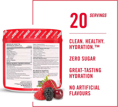 BioSteel Hydration Mix – Mixed Berry, Zero Sugar, Clean Electrolytes