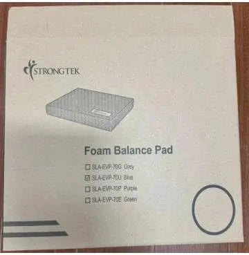 StrongTek Professional Balance Pad for Exercise – High-Density Foam Cushion for Balance Training, Physical Therapy, Yoga & Core Strength – Non-Slip, Water-Resistant Knee Pad (15.8" x 13" x 2") StrongTek