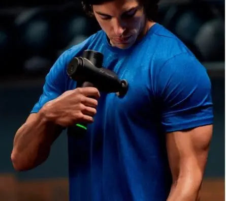 Hyperice Hypervolt 2 – Quiet Glide Percussion Massage Gun | 3 Speeds, 5 Head Attachments, Bluetooth App Integration FitCore Supply