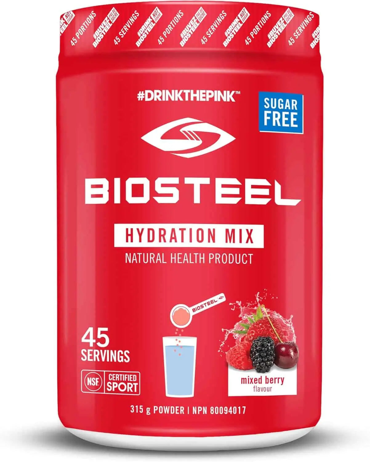 BioSteel Hydration Mix – Mixed Berry, Zero Sugar, Clean Electrolytes