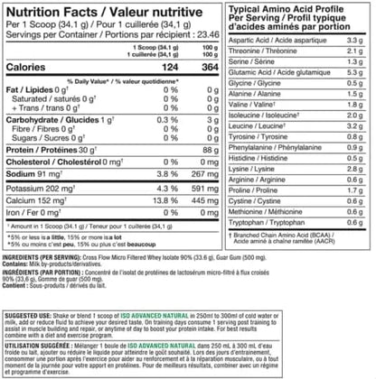 Proline Iso Advanced Whey Protein Isolate – Natural, Sugar-Free