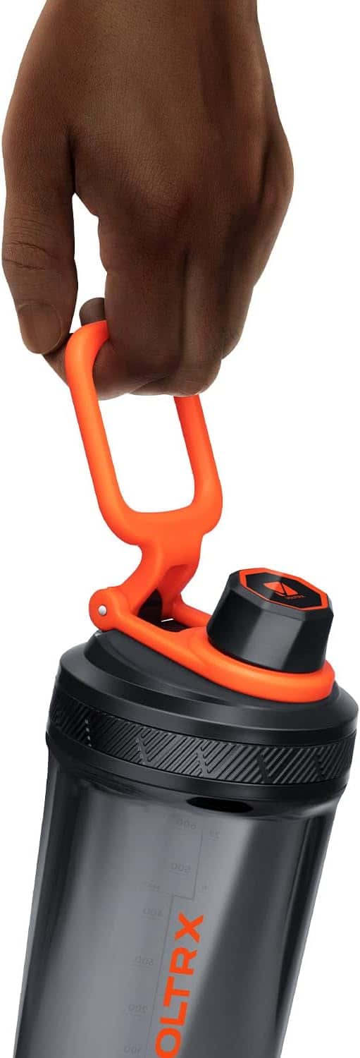 Electric Protein Shaker Bottle – Gallium USB-C Rechargeable Mixer – 24oz Self-Stirring BPA-Free Shaker Cup VOLTRX