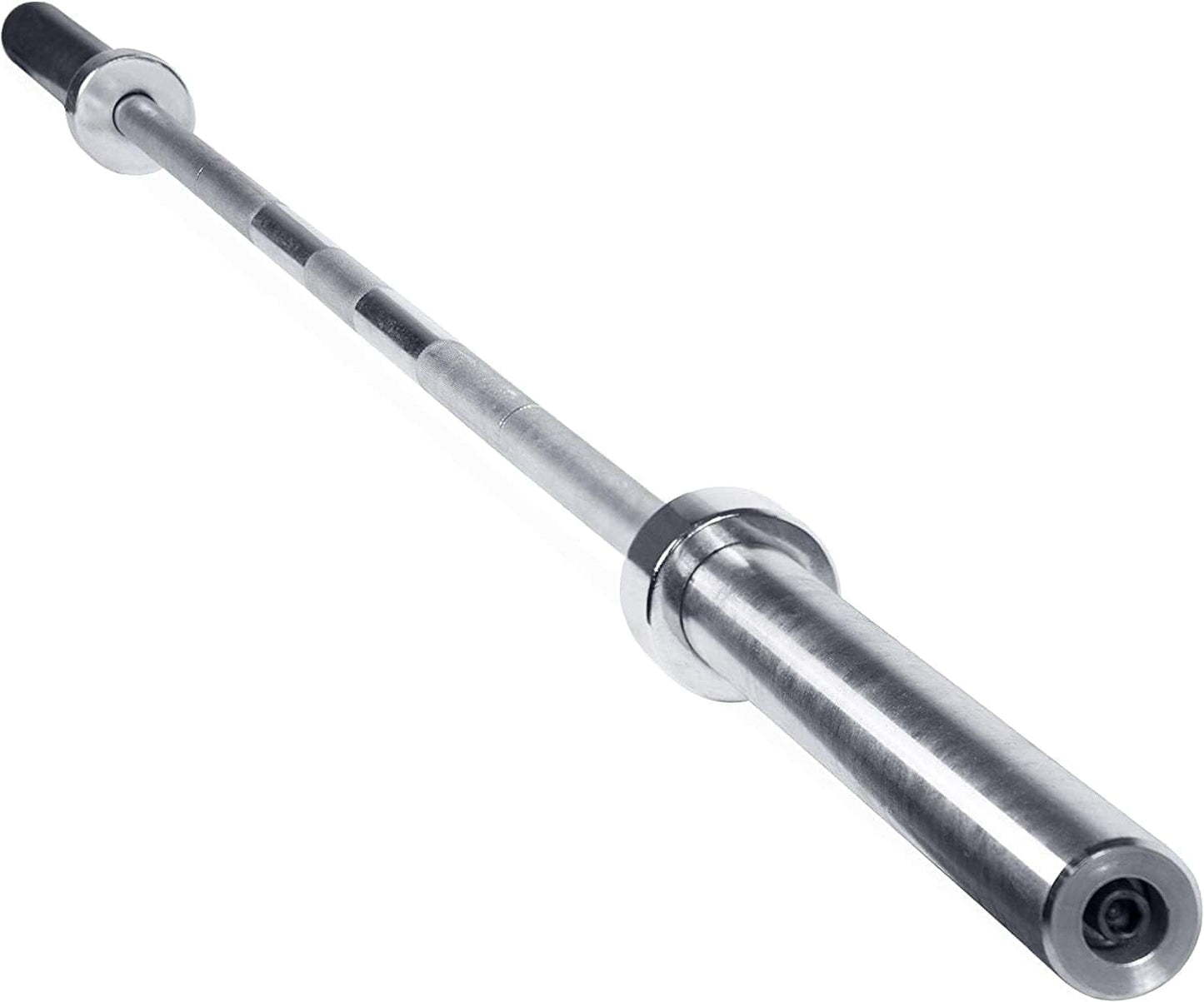 CAP Barbell Olympic 7 ft Bar – 44 lb Alloy Steel Barbell with 28mm Grip, Chrome Finish, Bronze Bushings – 500 lb Capacity, Powerlifting & Olympic Weightlifting Bar FitCore Supply