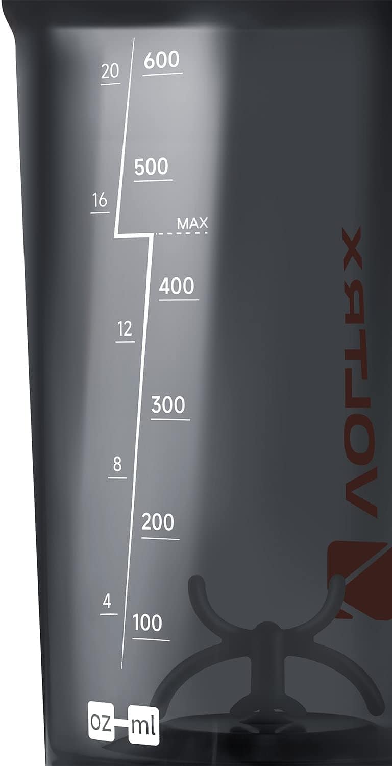 Electric Protein Shaker Bottle – Gallium USB-C Rechargeable Mixer – 24oz Self-Stirring BPA-Free Shaker Cup VOLTRX