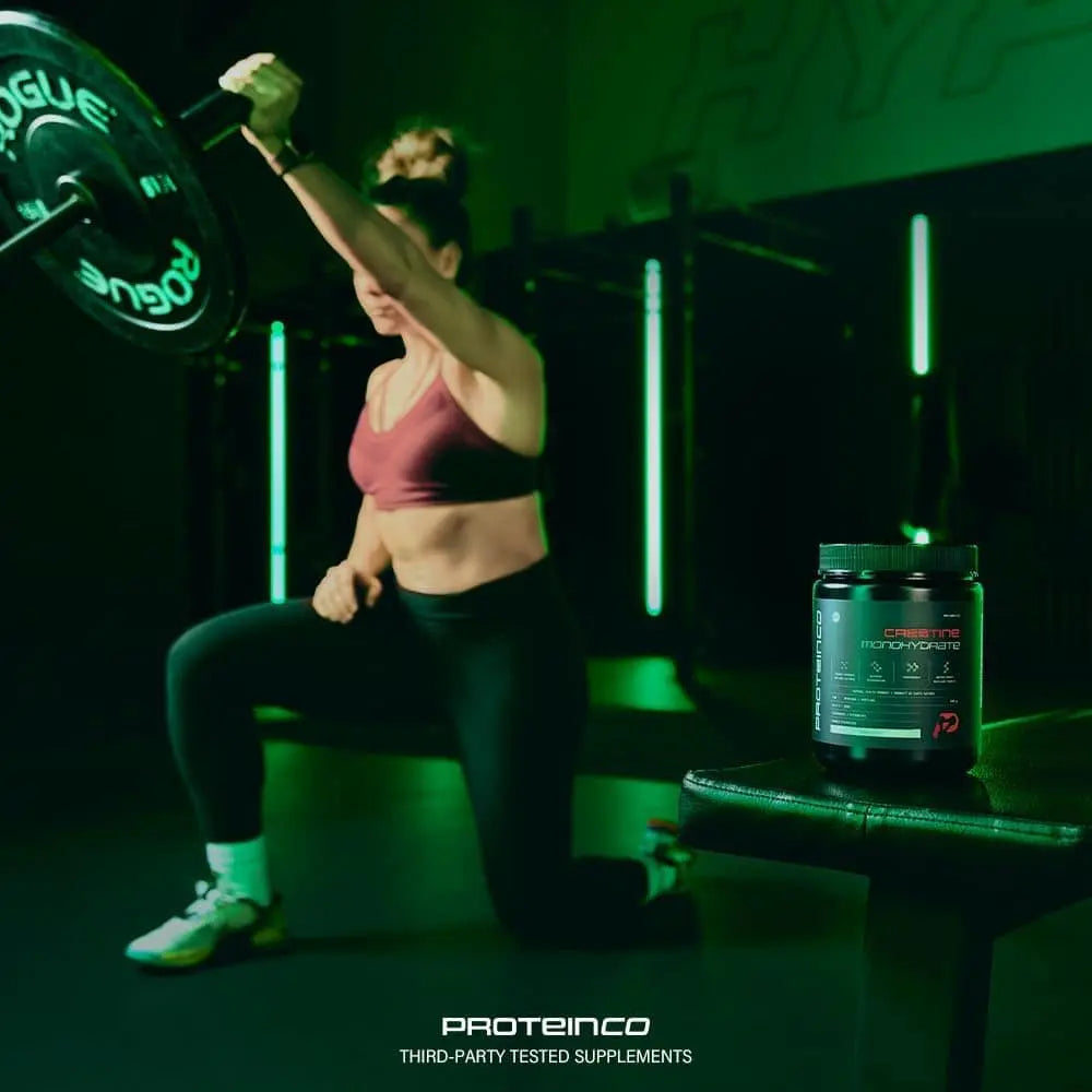ProteinCo Creatine Monohydrate 500g – 99.9% Pure Micronized | 100 Servings | Muscle Growth & Strength | Vegan & Keto-Friendly ProteinCo