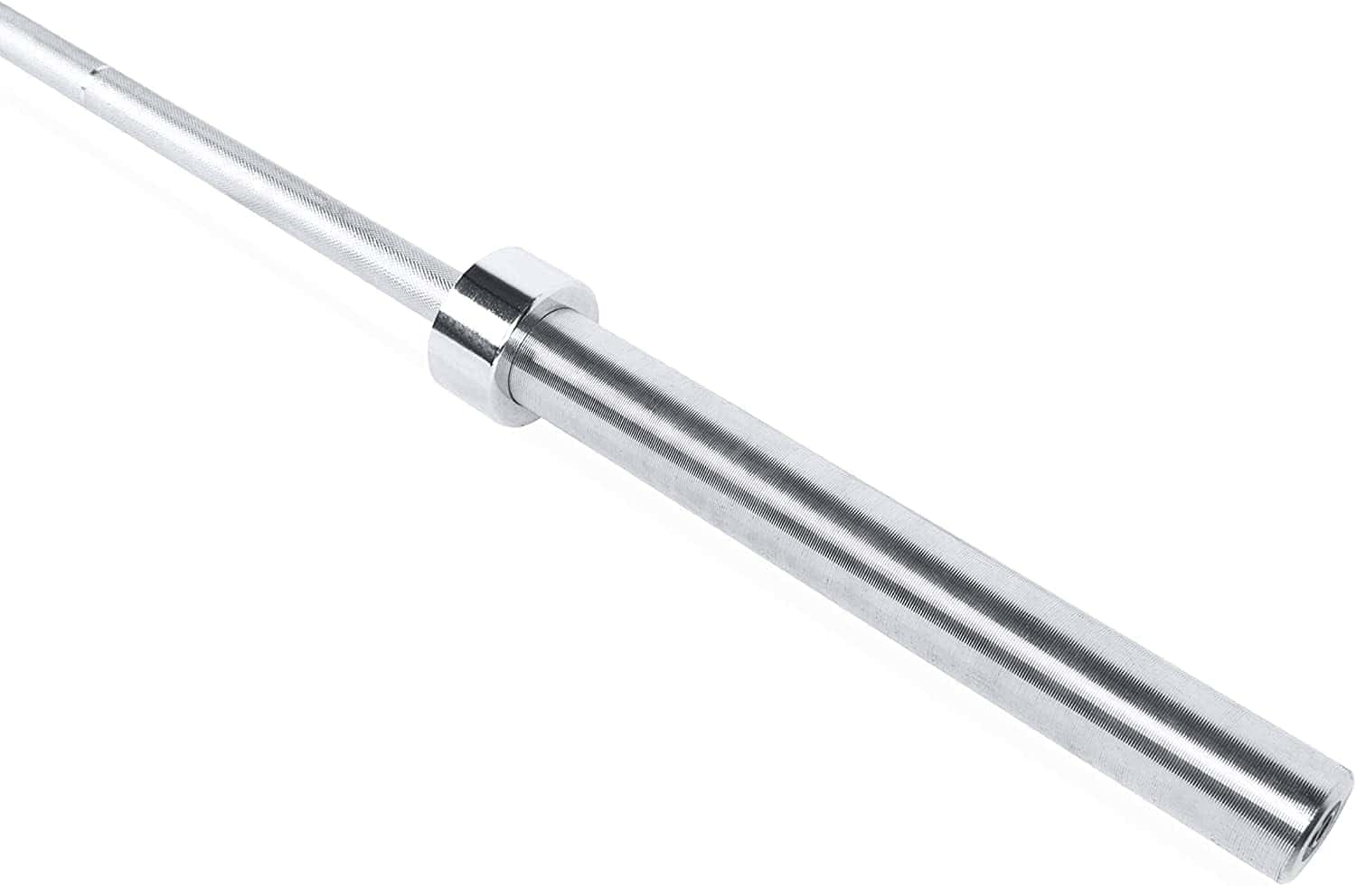 CAP Barbell Olympic 7 ft Bar – 44 lb Alloy Steel Barbell with 28mm Grip, Chrome Finish, Bronze Bushings – 500 lb Capacity, Powerlifting & Olympic Weightlifting Bar FitCore Supply