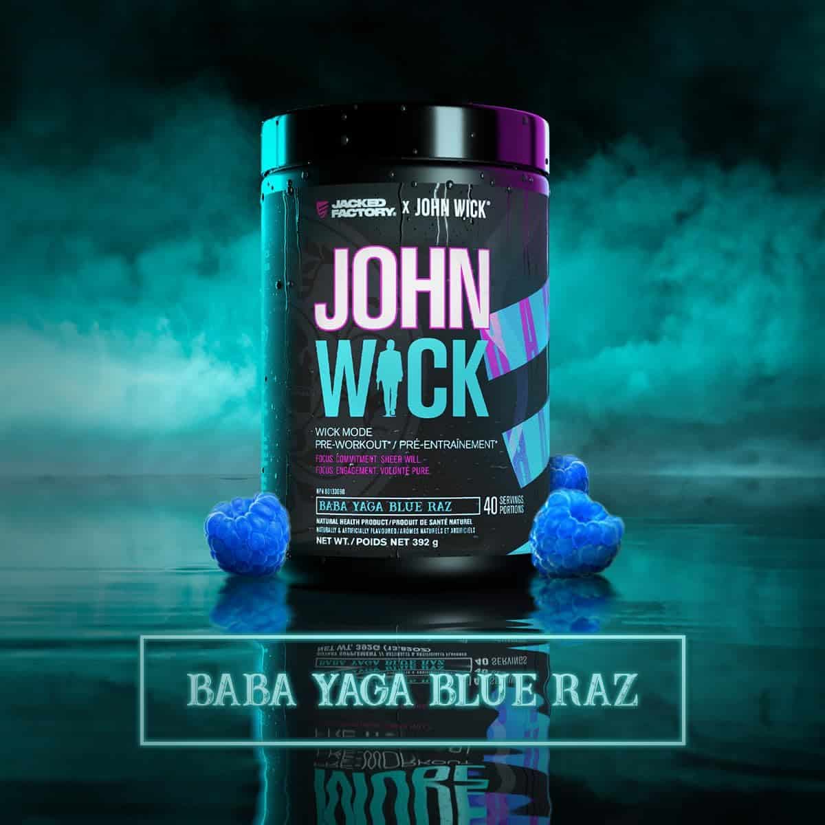 Packed Factory X John Wick – Wick Mode Pre-Workout Powder | 40 Servings Jacked Factory