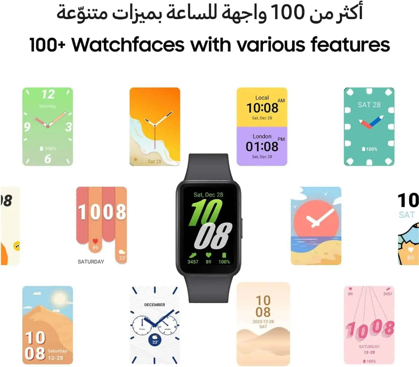Samsung Galaxy Fit3 Fitness Band – 1.6" AMOLED Display, 13-Day Battery, 100+ Workouts, Sleep Tracking, Galaxy Connected Features - FitCore Supply