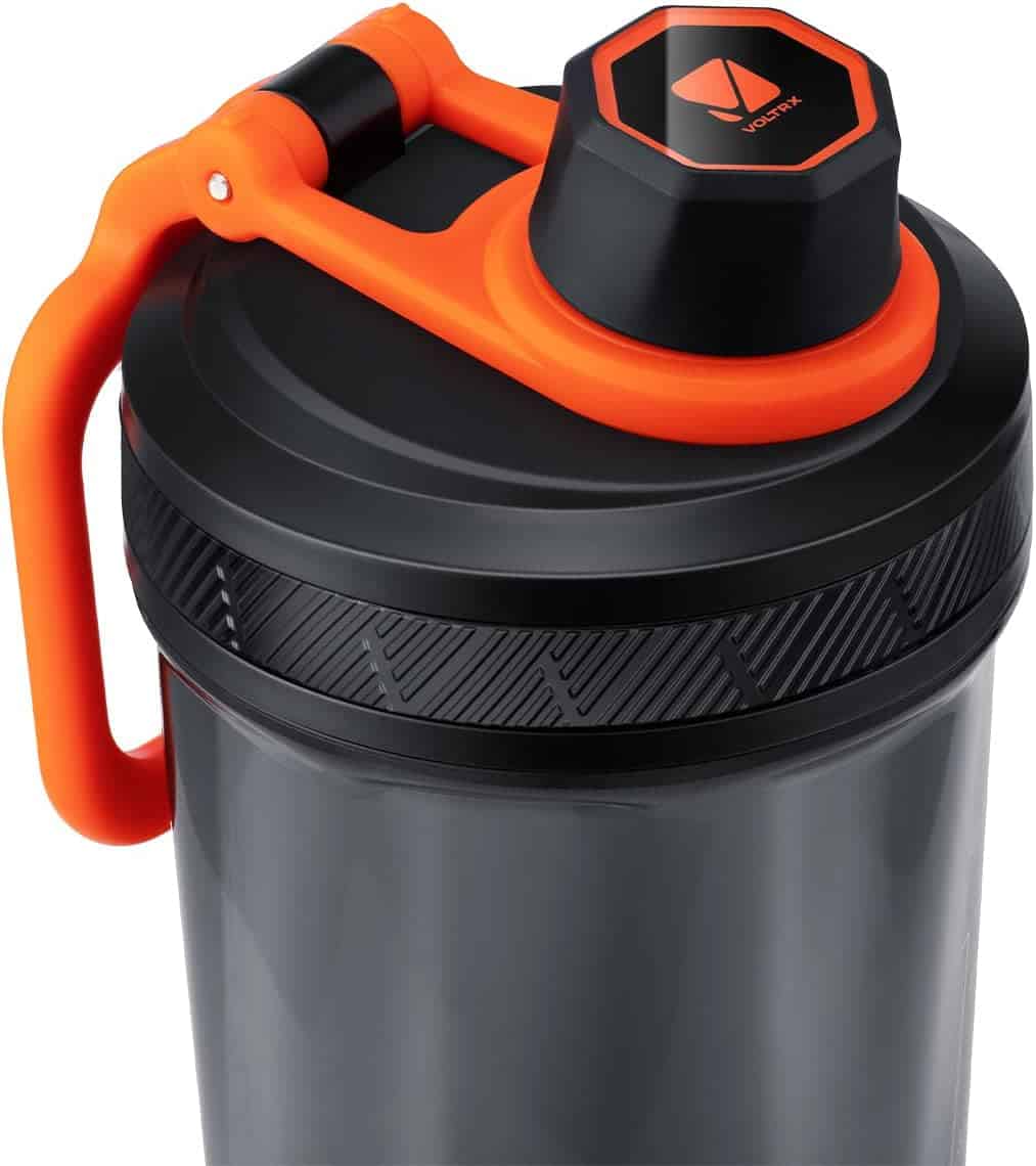 Electric Protein Shaker Bottle – Gallium USB-C Rechargeable Mixer – 24oz Self-Stirring BPA-Free Shaker Cup VOLTRX