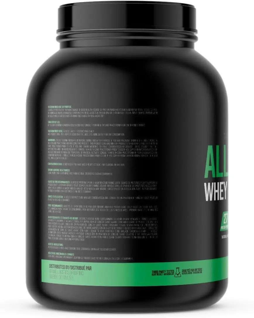 ProteinCo Grass-Fed New Zealand Whey Protein Isolate – 27g Protein – 4 Lbs – Stevia Sweetened | Lactose & Gluten Free