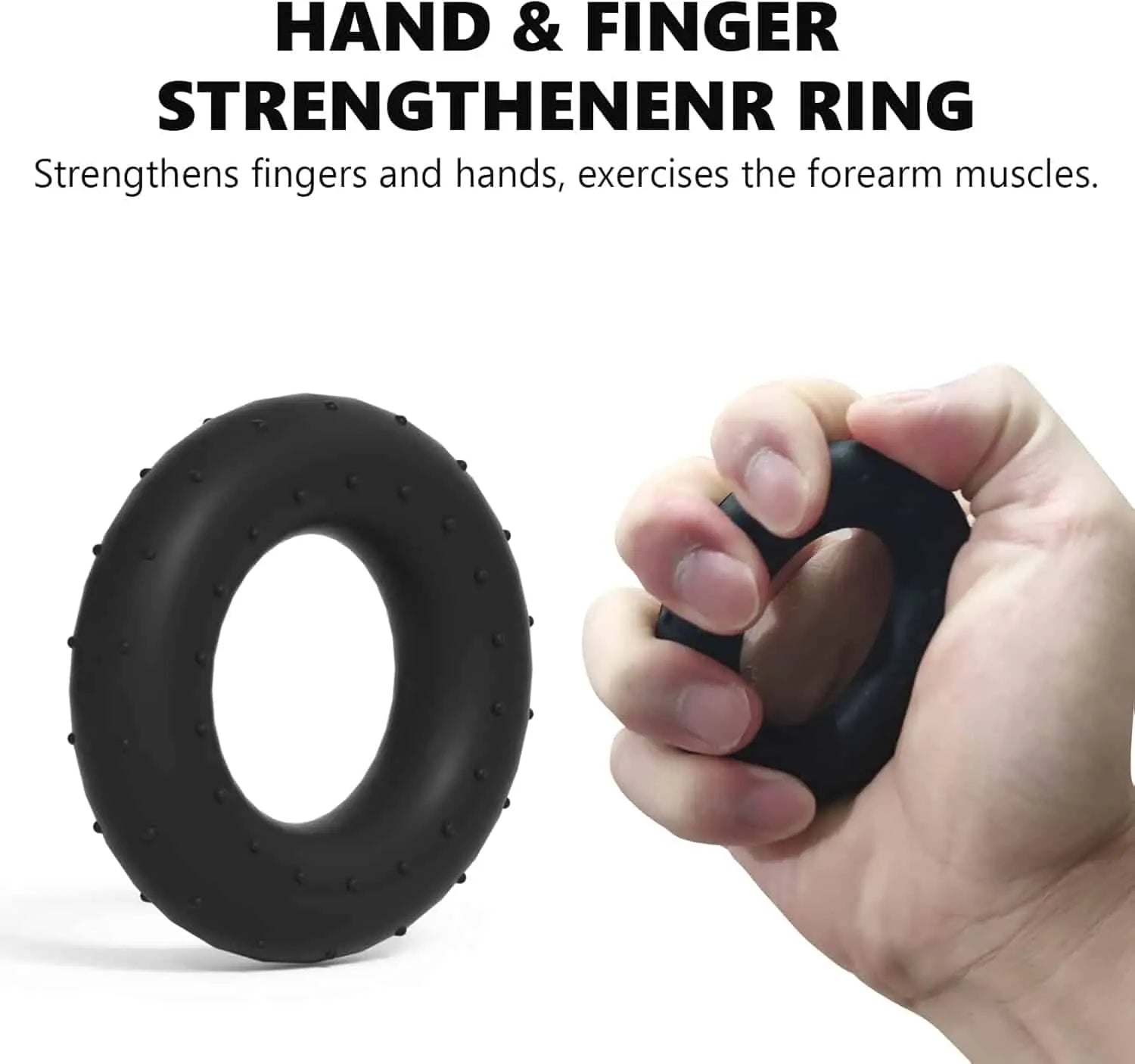 Hand Grip Strengthener Kit – 7-in-1 Adjustable Grip Strength Trainer, Forearm Workout & Finger Exerciser Set FitCore Supply