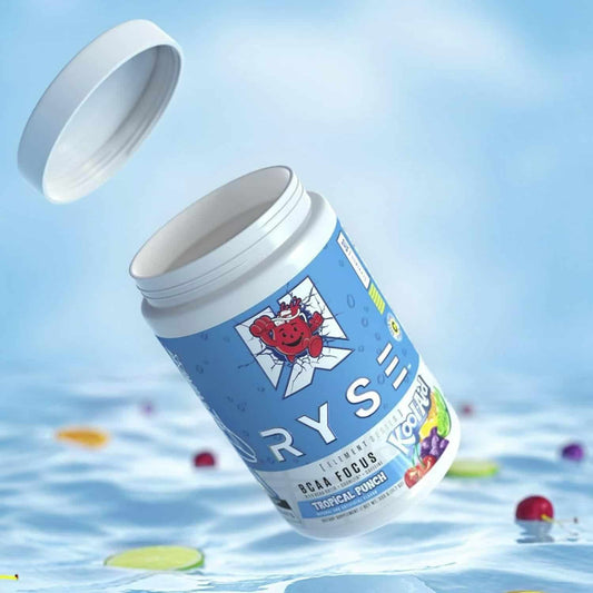 RYSE Element Series BCAA Focus | Tropical Punch | 333g | 5g BCAAs + Natural Caffeine + Cognizin® for Energy, Focus & Recovery