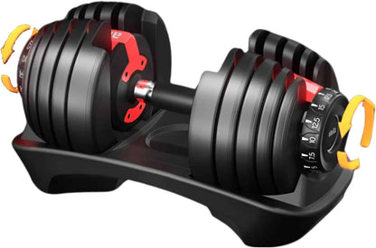 aBellz 52.5 Lb Adjustable Dumbbell – 15 Weight Settings