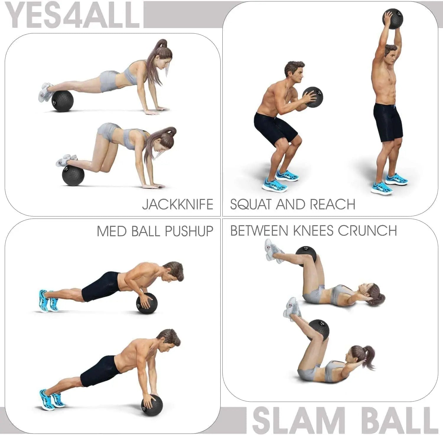 Yes4All Vinyl Coated Cast Iron Kettlebell – 5 to 50 lb Weights Yes4All