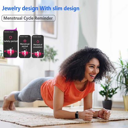 FITVII Slim Fitness Tracker with Blood Oxygen, Blood Pressure, Heart Rate & Sleep Tracking – Waterproof Smart Watch with Step Counter for Women & Men - FitCore Supply