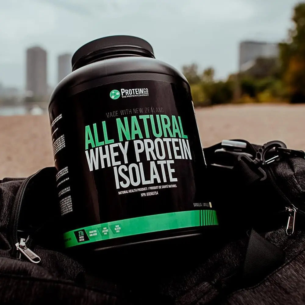 ProteinCo Grass-Fed New Zealand Whey Protein Isolate – 27g Protein – 4 Lbs – Stevia Sweetened | Lactose & Gluten Free