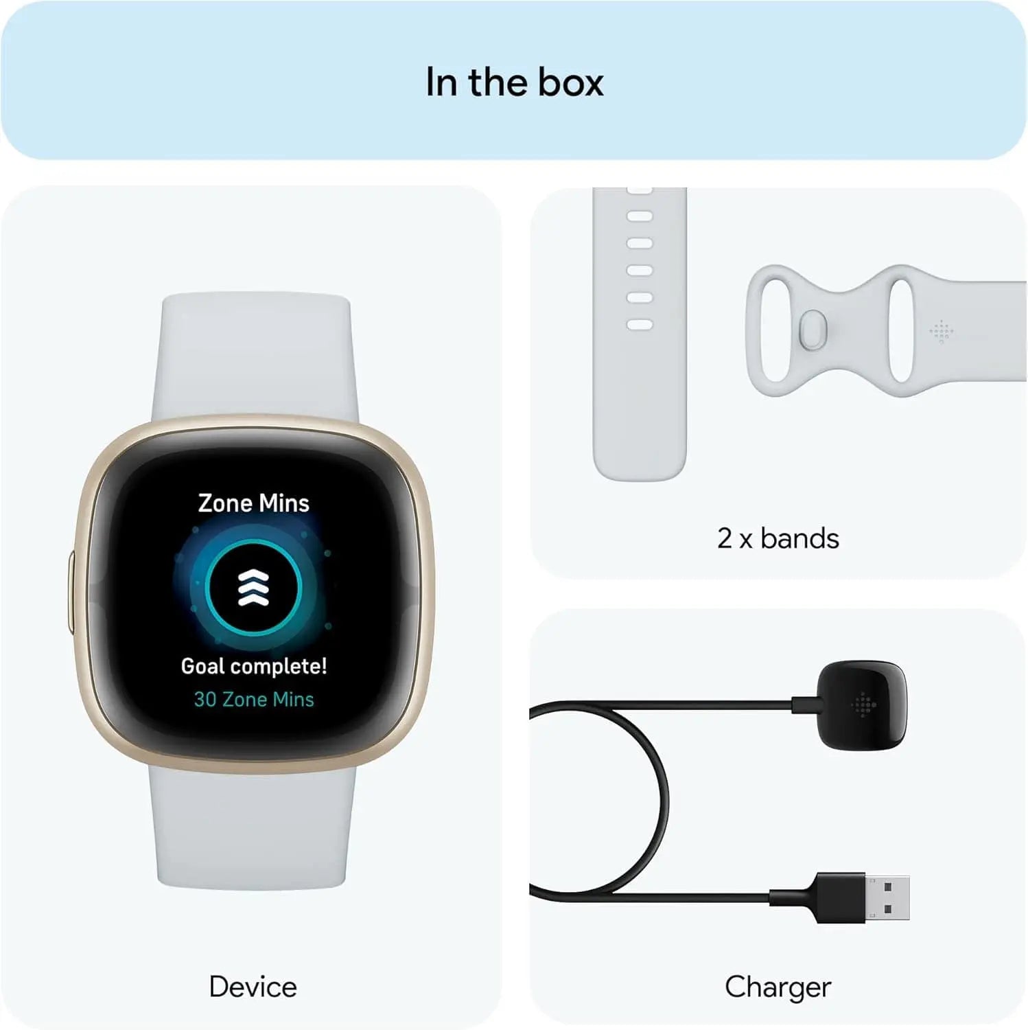 Fitbit Sense 2 Advanced Health Smartwatch with Stress Management, Sleep Tracking, ECG, SpO2, 24/7 Heart Rate & GPS - FitCore Supply