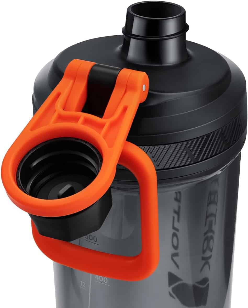 Electric Protein Shaker Bottle – Gallium USB-C Rechargeable Mixer – 24oz Self-Stirring BPA-Free Shaker Cup VOLTRX