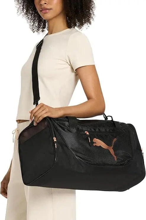 PUMA Women's Evercat Dispatch Duffel Bag – Gym, Travel & Sports Bag with Shoe Compartment & Adjustable Strap PUMA