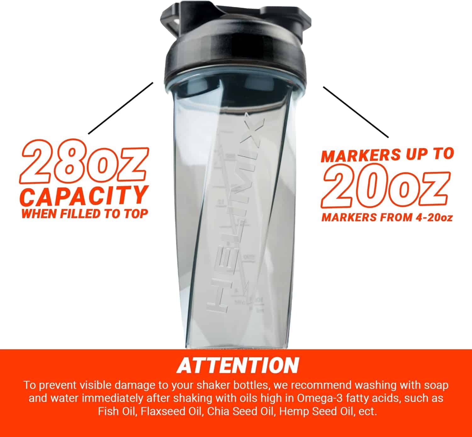 No Ball Protein Shaker Bottles – Vortex Blender Cups