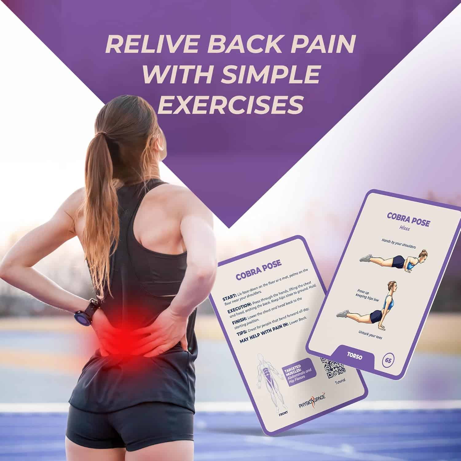 100 Stretching Exercise Flash Cards for Flexibility, Yoga, Pilates & Physical Therapy – Designed by a Physical Therapist PhysioSpace