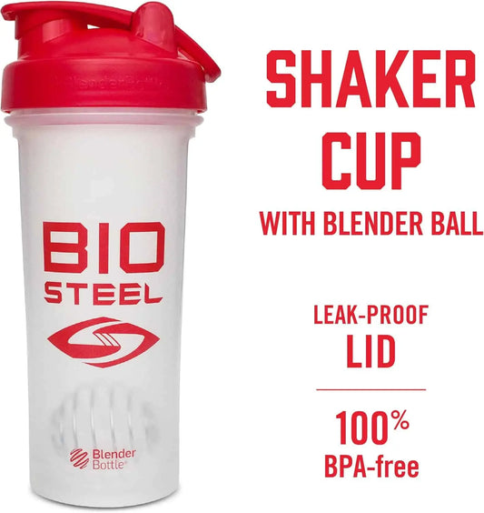 BioSteel Premium 28oz Protein Shaker Bottle – Leak-Proof, BPA-Free with Mixing Ball