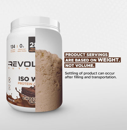🍫 Revolution Iso Whey Protein Powder – Chocolate Cake, 28g Protein Revolution Nutrition