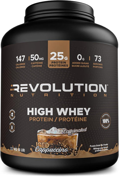 Revolution High Whey Caffeinated Whey Protein Powder Revolution Nutrition