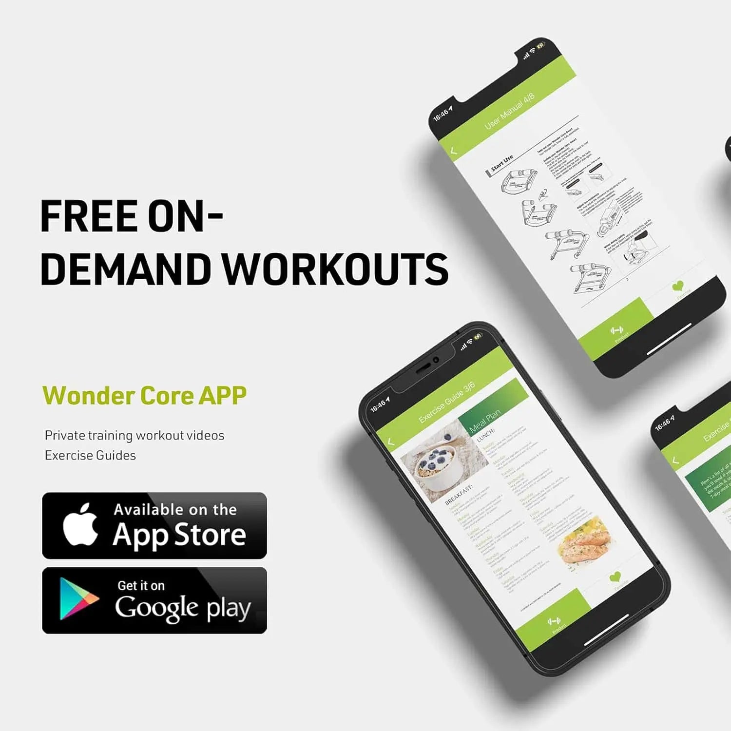 Smart – Ab Workout Equipment for Home Gym – Adjustable Resistance Ab Machine & Core Trainer – Full Body Sit-Up & Crunch Machine with Nutrition & Exercise Guide WONDER CORE
