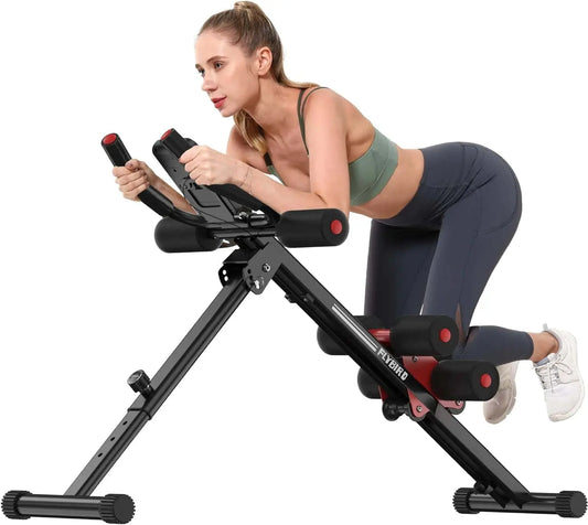 Ab Workout Equipment for Home – Adjustable Full Body Machine by FLYBIRD | Foldable Waist Trainer for Beginners - FitCore Supply