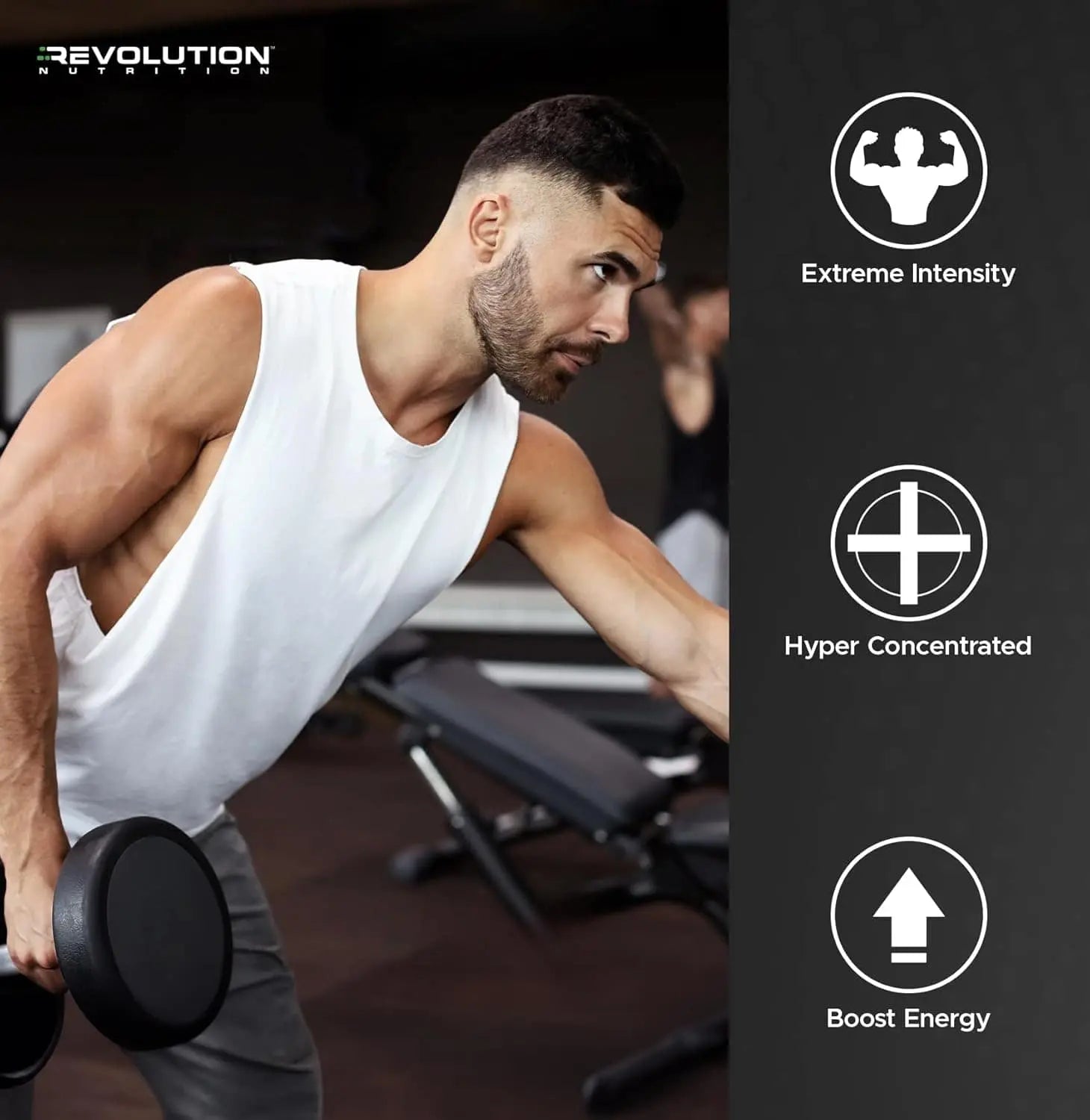 Revolution TNT Pre-Workout | Extreme Energy & Pump Formula – 30 Servings
