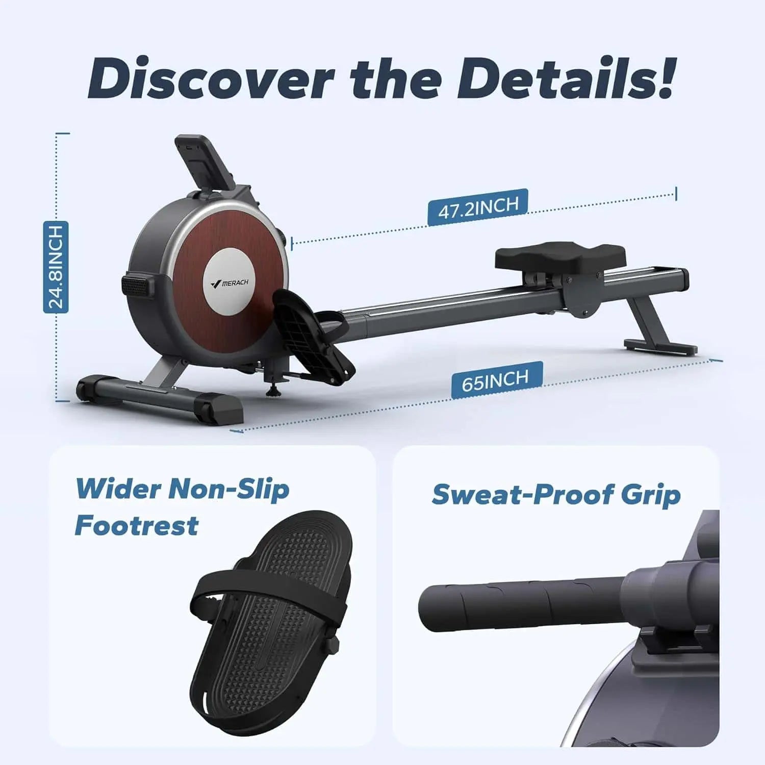 MERACH Q1S Magnetic Rowing Machine