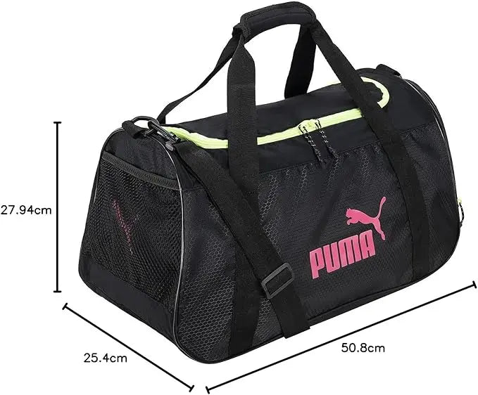 PUMA Women's Evercat Dispatch Duffel Bag – Gym, Travel & Sports Bag with Shoe Compartment & Adjustable Strap PUMA