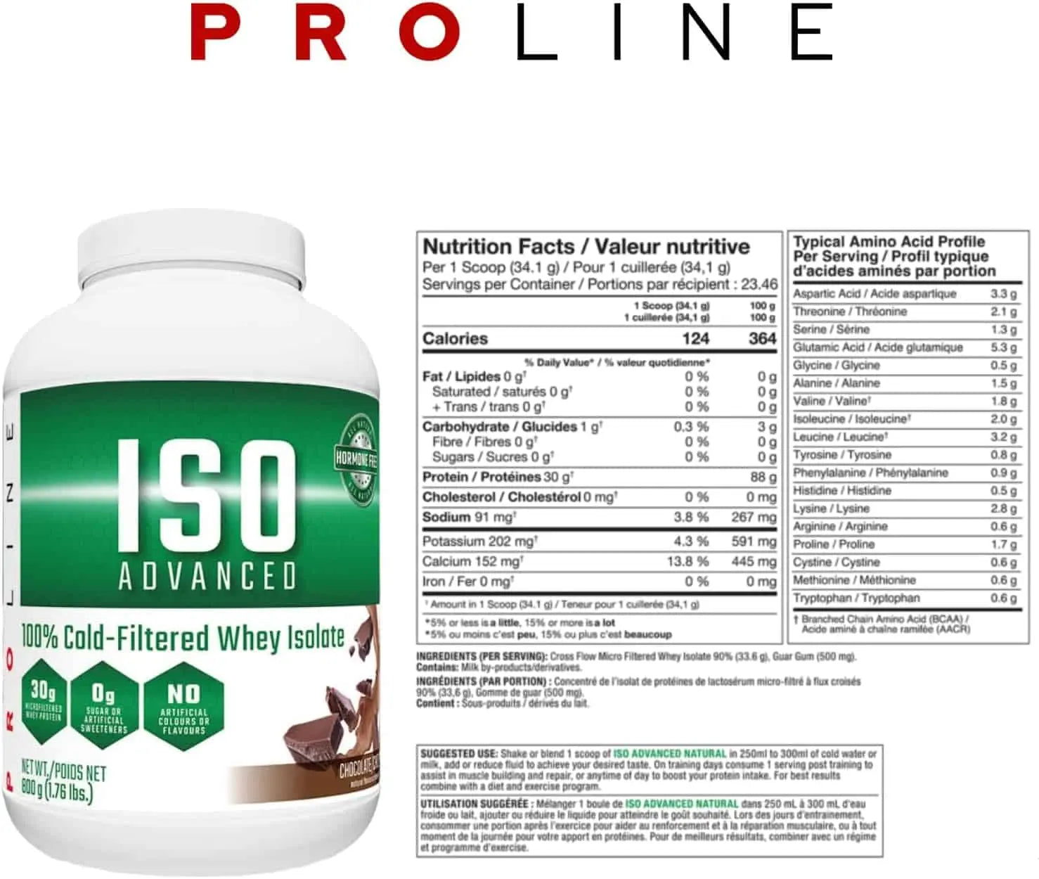 Proline Iso Advanced Whey Protein Isolate – Natural, Sugar-Free