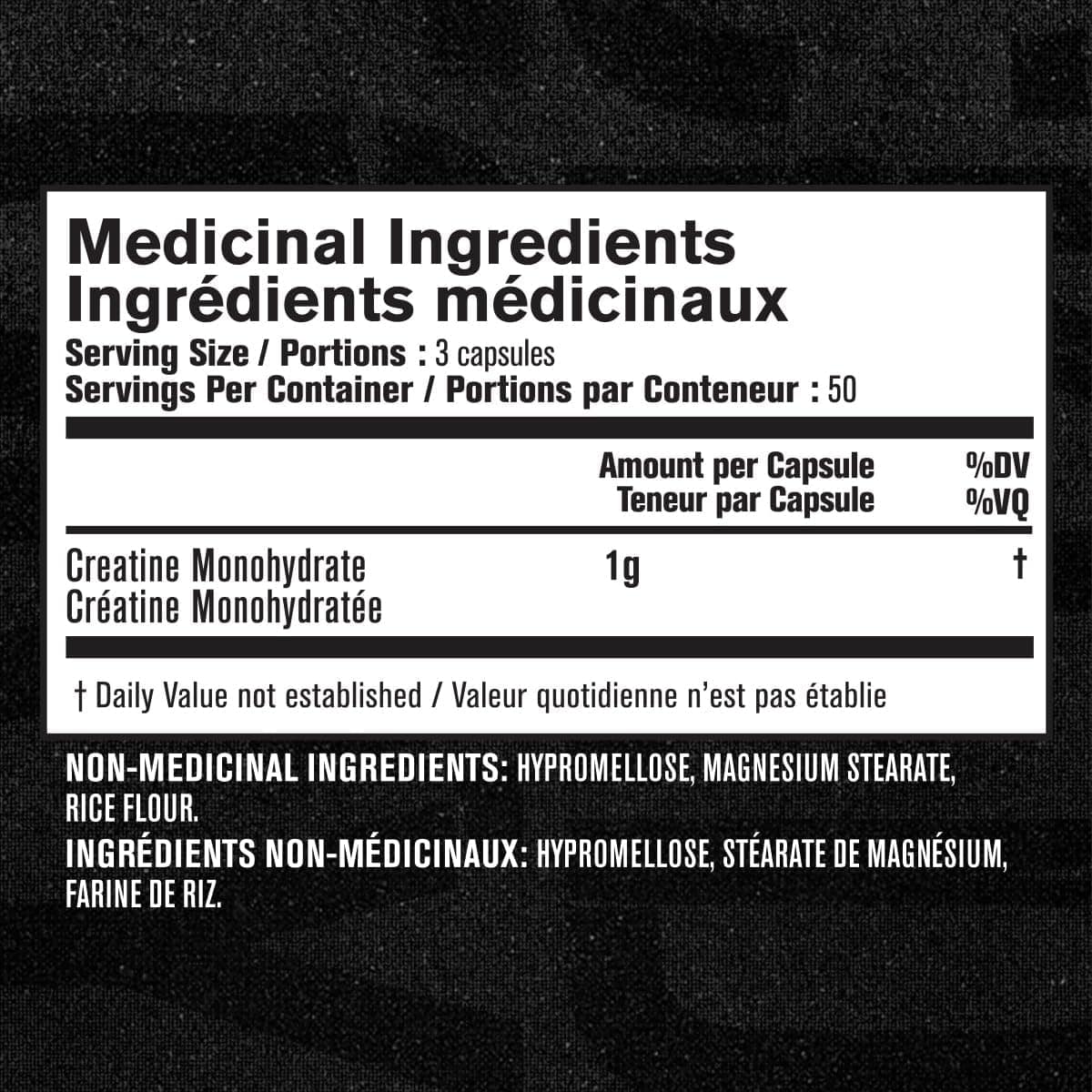 Jacked Factory Creatine Monohydrate Capsules – 1000mg Per Capsule | Muscle Growth, Strength & Performance | 150 Pills | Canadian-Owned Workout Supplement Jacked Factory