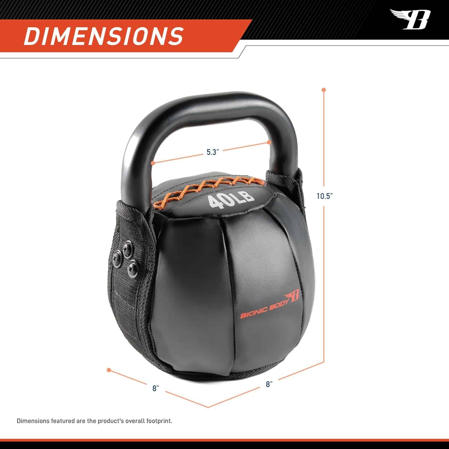 Bionic Body Soft Kettlebell with Handle Bionic Body