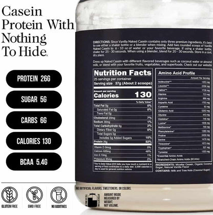 NAKED Micellar Casein Protein Powder Vanilla
