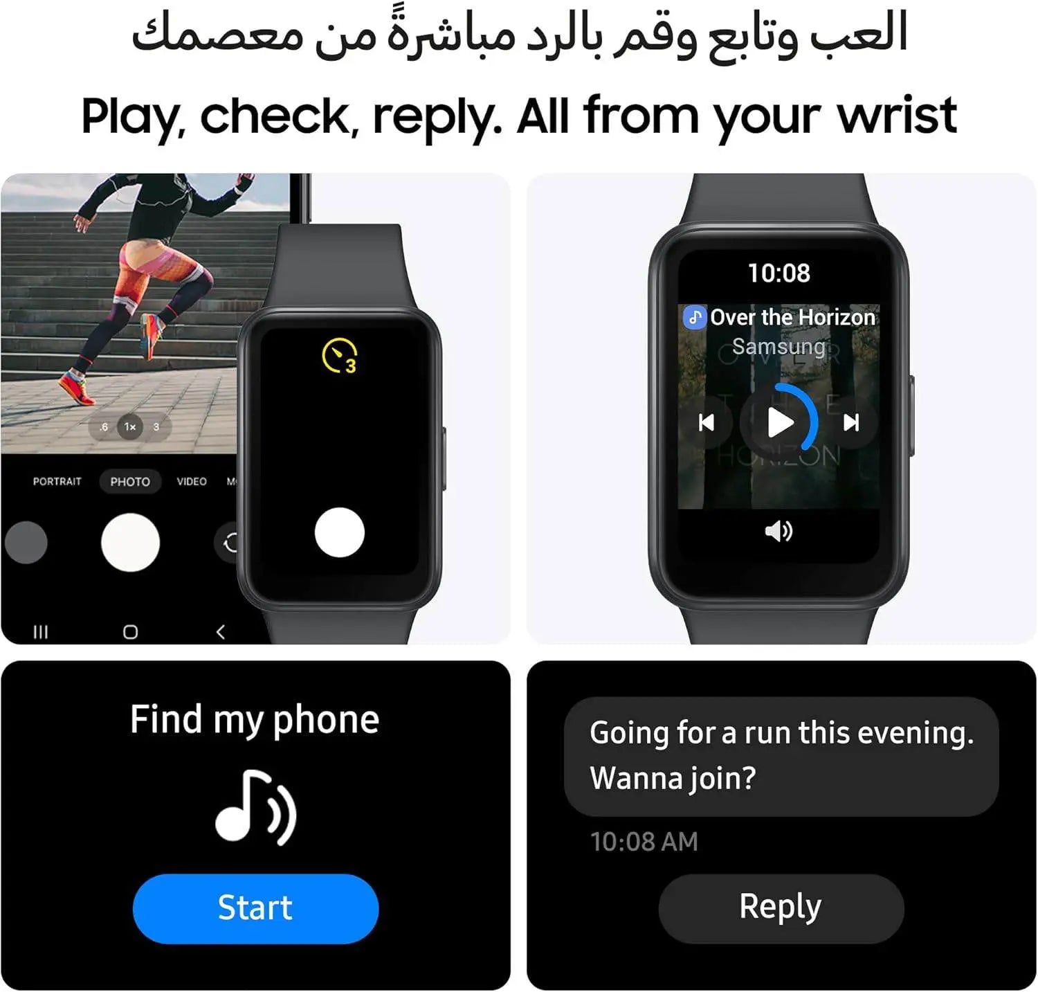 Samsung Galaxy Fit3 Fitness Band – 1.6" AMOLED Display, 13-Day Battery, 100+ Workouts, Sleep Tracking, Galaxy Connected Features - FitCore Supply