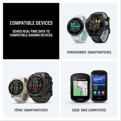 Garmin HRM 200 Heart Rate Monitor – Accurate Real-Time Heart Rate & HRV Data, Comfortable Machine Washable Strap, M–XL Garmin