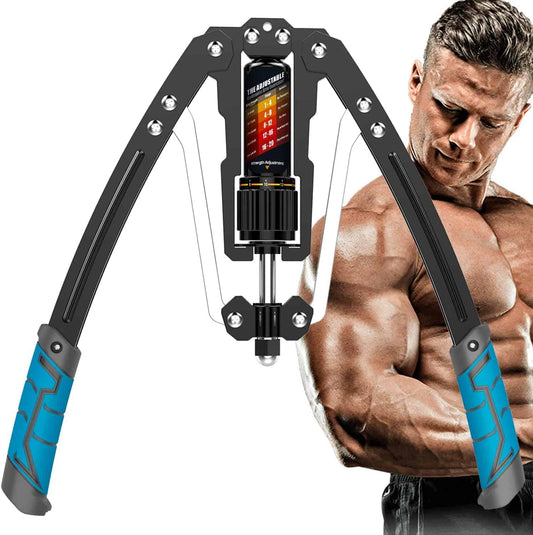 Adjustable Twister Arm Exerciser – 22-440 lbs Hydraulic Power, Home Chest Expander & Shoulder Strength Trainer EAST MOUNT