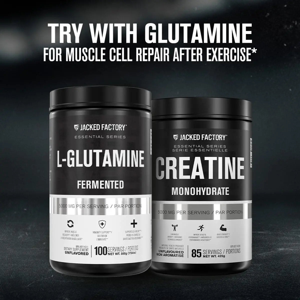 Jacked Factory Creatine Monohydrate – 85 Servings of Pure Power & Strength
