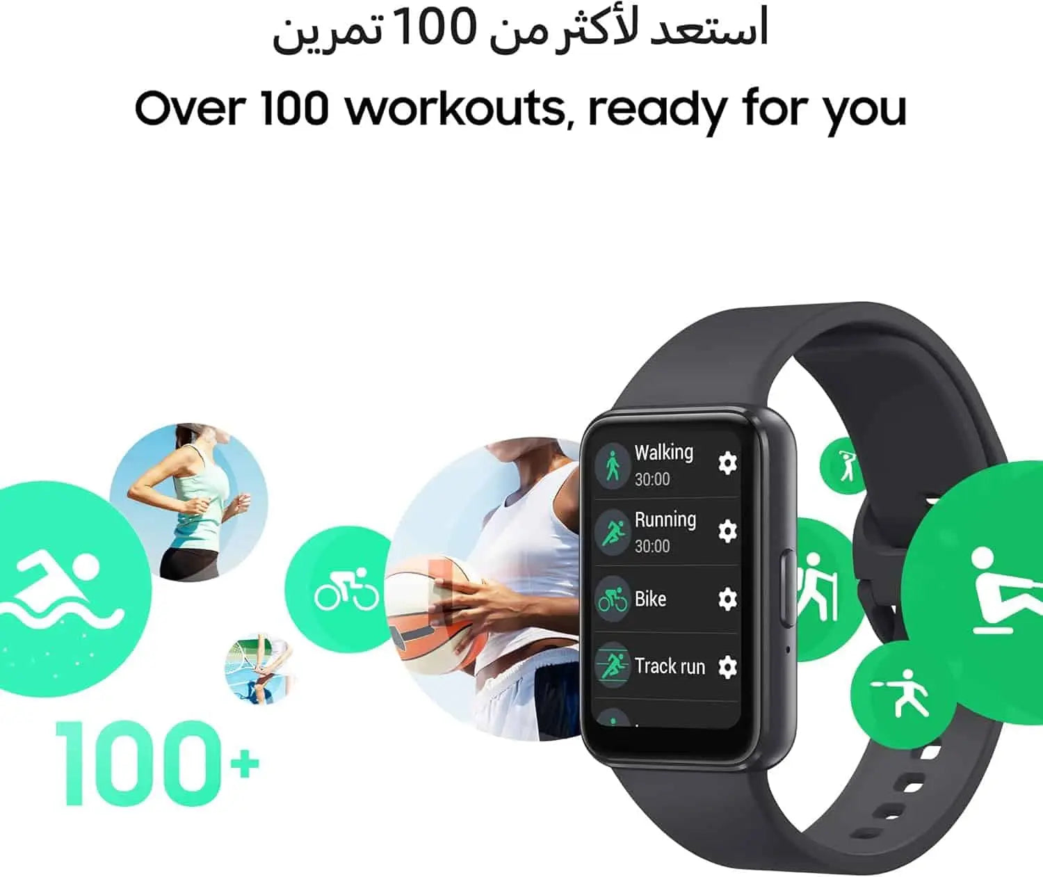 Samsung Galaxy Fit3 Fitness Band – 1.6" AMOLED Display, 13-Day Battery, 100+ Workouts, Sleep Tracking, Galaxy Connected Features - FitCore Supply