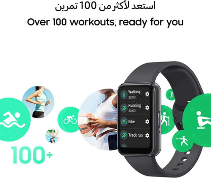 Samsung Galaxy Fit3 Fitness Band – 1.6" AMOLED Display, 13-Day Battery, 100+ Workouts, Sleep Tracking, Galaxy Connected Features - FitCore Supply