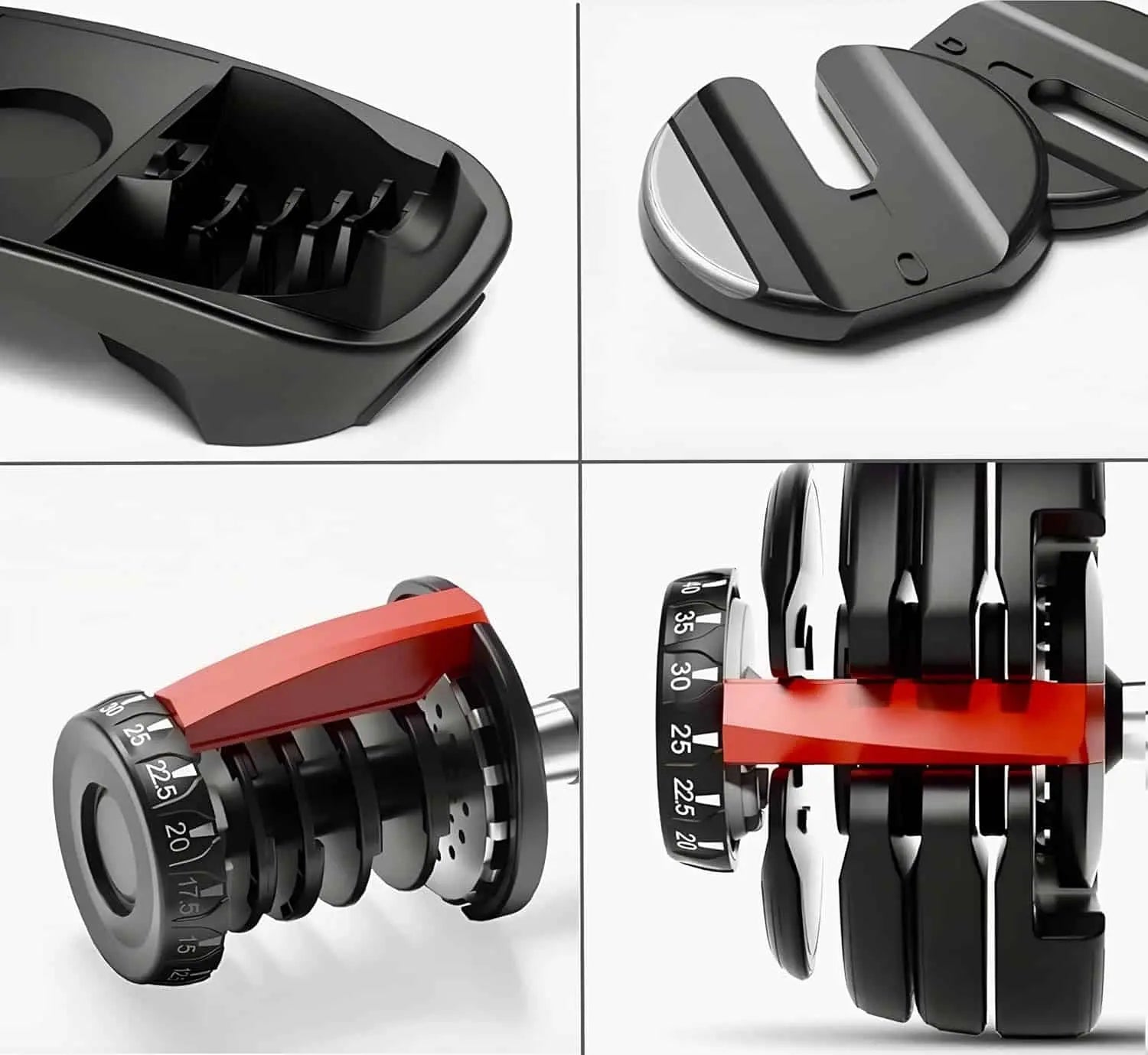 52.5 lb Adjustable Dumbbell – 15-in-1 Weight Settings, Dial System, Compact & Space-Saving Design aBellz