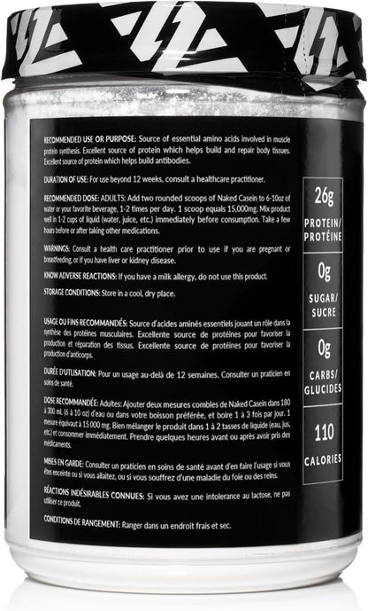 🥛 Naked Casein – 100% Micellar Casein Protein from US Farms NAKED